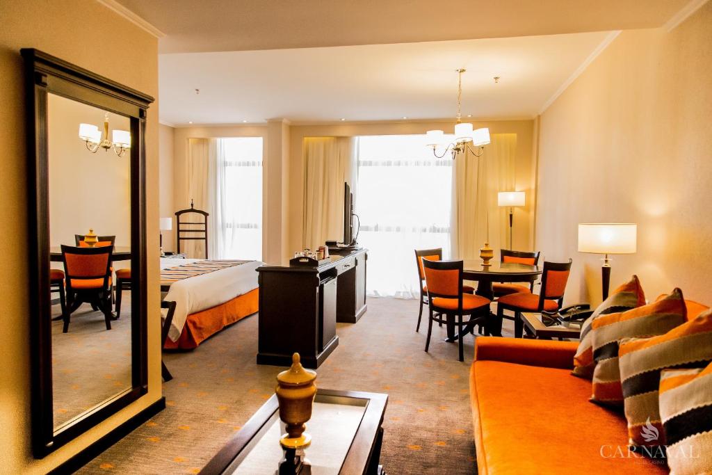 Posezení v ubytování Carnaval Hotel Casino