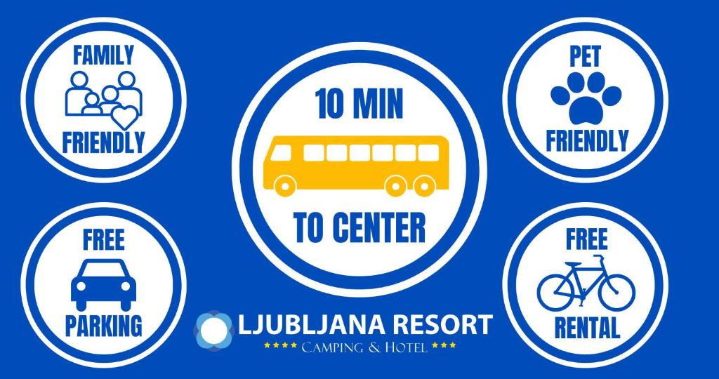 Certifikat, nagrada, znak ali drug dokument, ki je prikazan v nastanitvi Ljubljana Resort Hotel & Camping