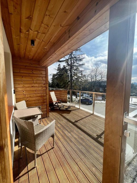 Balkón nebo terasa v ubytování Apartment Kukučka - Tatranská Štrba
