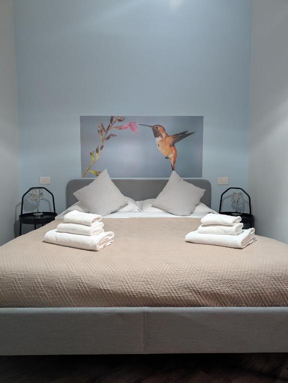 Posteľ alebo postele v izbe v ubytovaní Gracchi 278 - The Italian Stay Collection