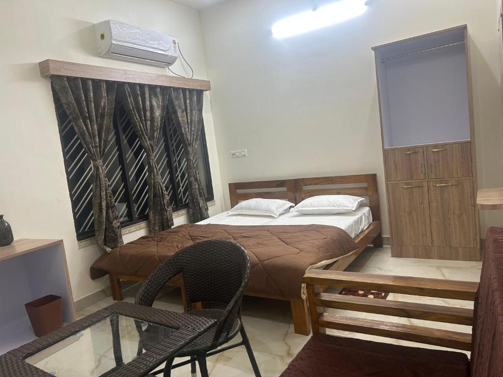 Postel nebo postele na pokoji v ubytování Alivia Eco-Stay