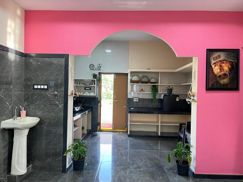Cucina o angolo cottura di Happy Hampi Home