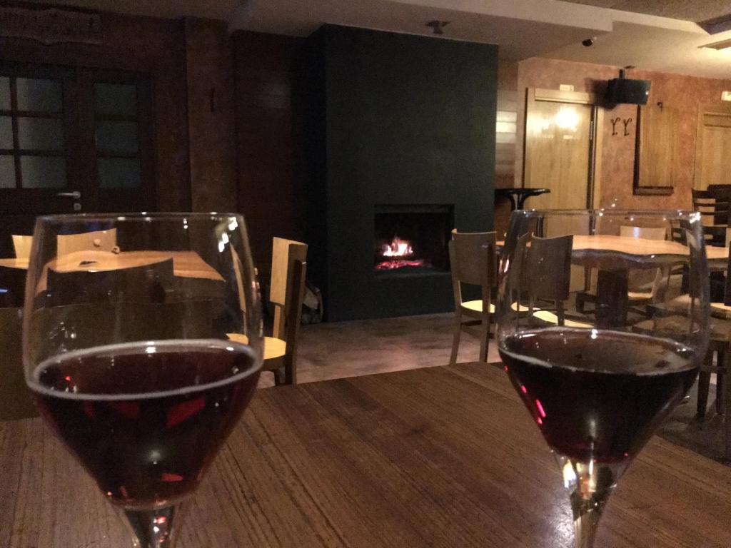 Nápoje v ubytování Hostal Rural Haizea