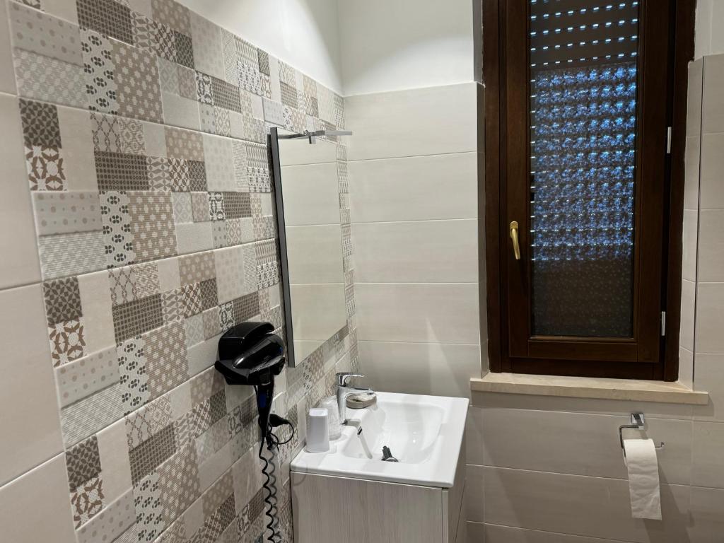 A bathroom at La Vecchia Stazione B&B