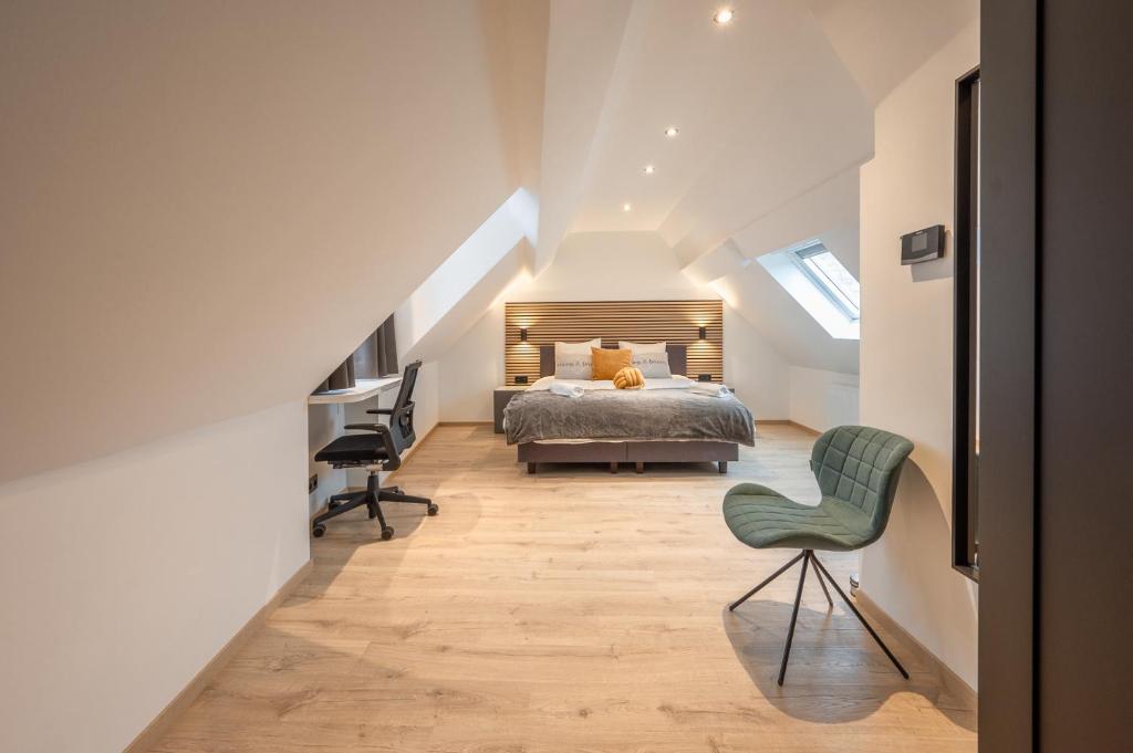 Postel nebo postele na pokoji v ubytování Guesthouse Elena