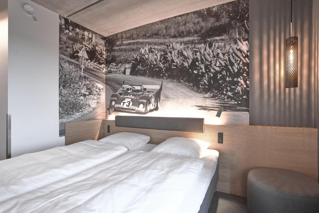 Postel nebo postele na pokoji v ubytování Four Points Flex by Sheraton Lyngby