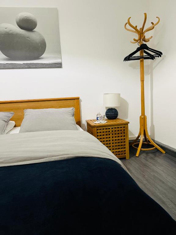 Postel nebo postele na pokoji v ubytování Le 8
