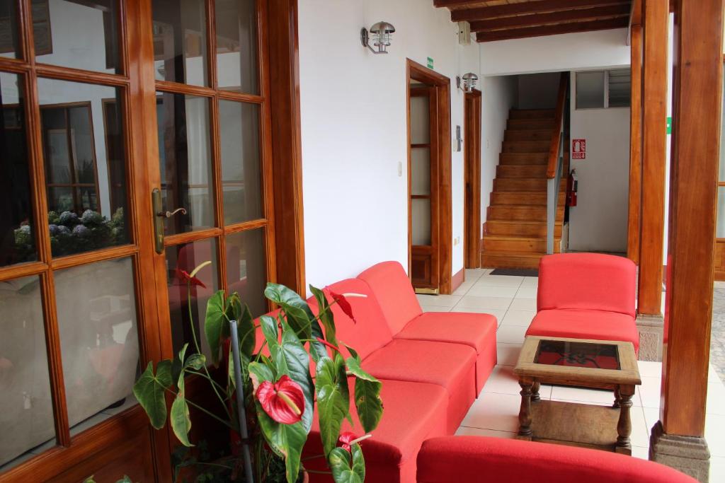 Posezení v ubytování Casa Pablo