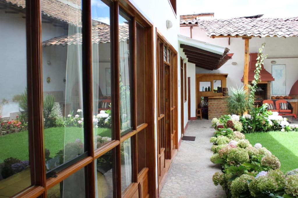 Zahrada ubytování Casa Pablo