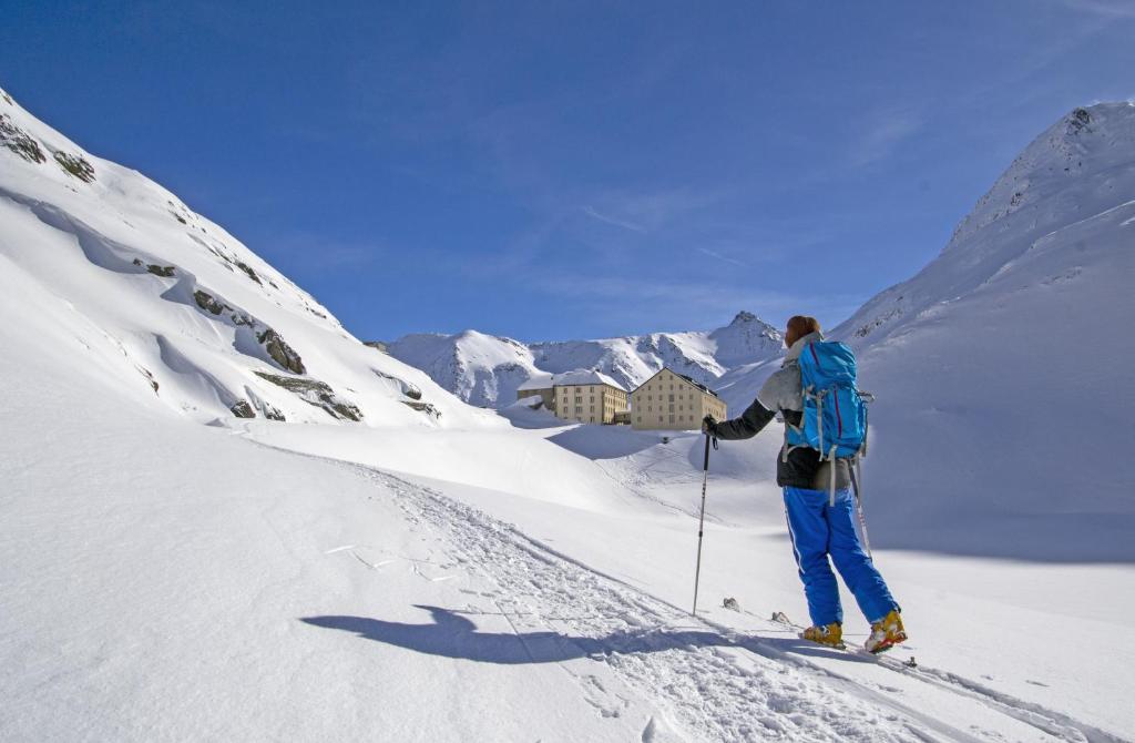 Gite du pèlerin-Chalet de montagne v zimě