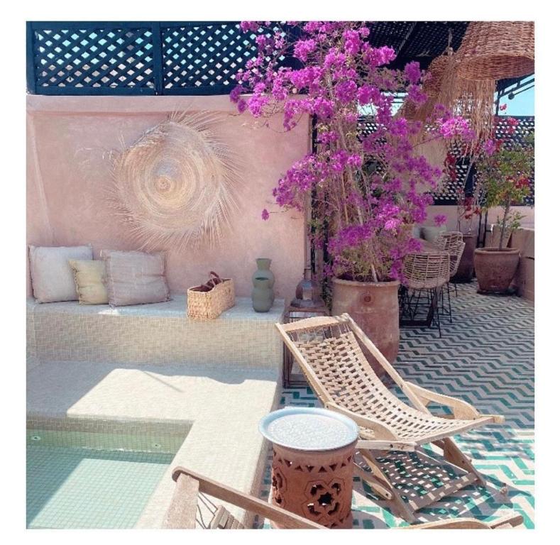 Zahrada ubytování Riad Casa nomad