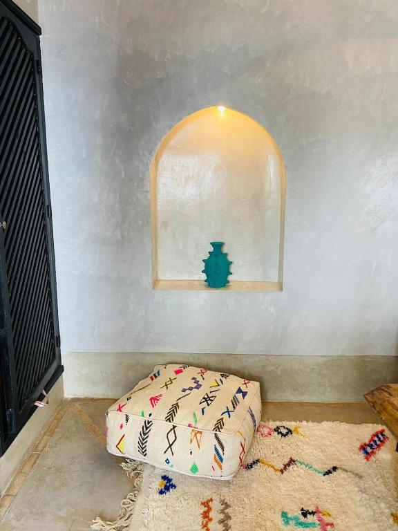 Postel nebo postele na pokoji v ubytování Riad Casa nomad