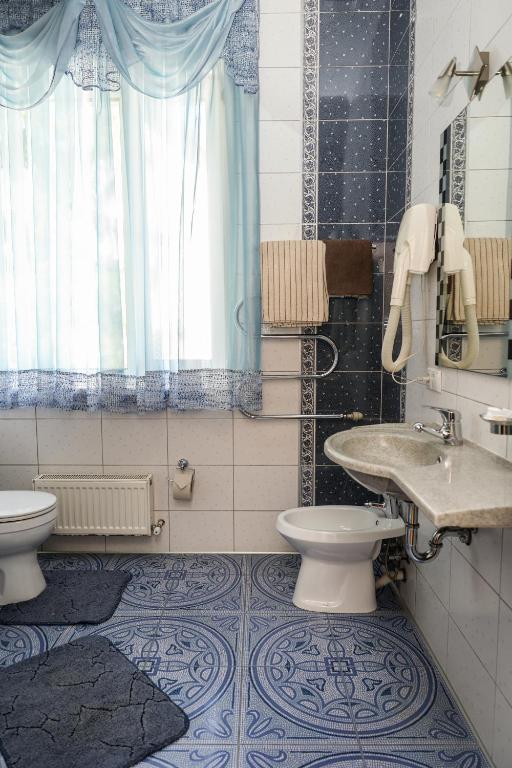 Koupelna v ubytování Карпаты