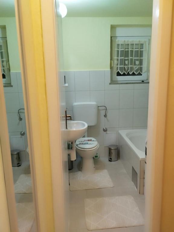 Koupelna v ubytování Studio apartman Lilijana