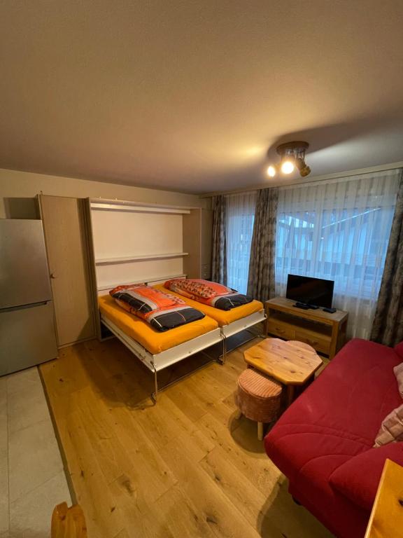 Postel nebo postele na pokoji v ubytování Montanji 11