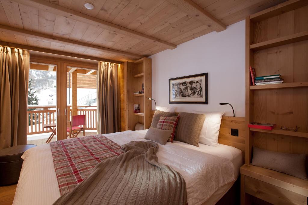 Postel nebo postele na pokoji v ubytování Chalet Banja