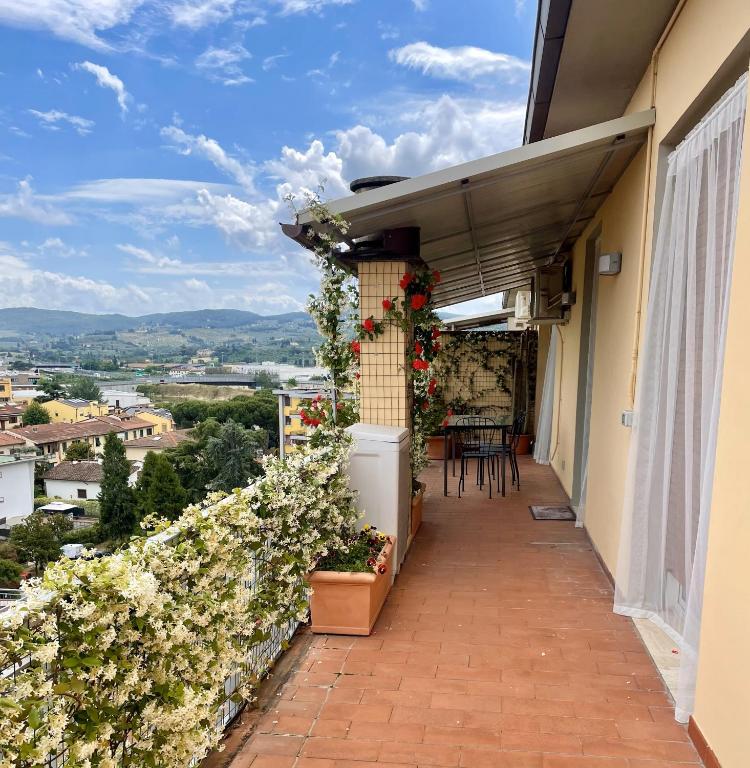 Nespecifikovaný výhled na hory nebo výhled na hory při pohledu z apartmánu