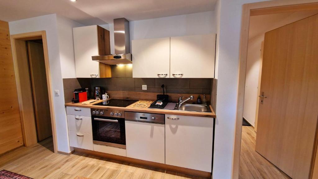 Kuchyň nebo kuchyňský kout v ubytování Large deluxe studio for 2 - Chalet Lovo