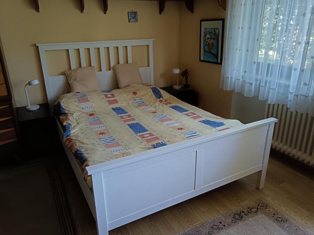 Postel nebo postele na pokoji v ubytování Haus Rötebuck
