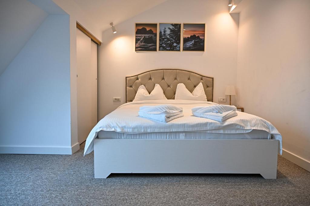 Postel nebo postele na pokoji v ubytování Camere de Inchiriat IGLOO