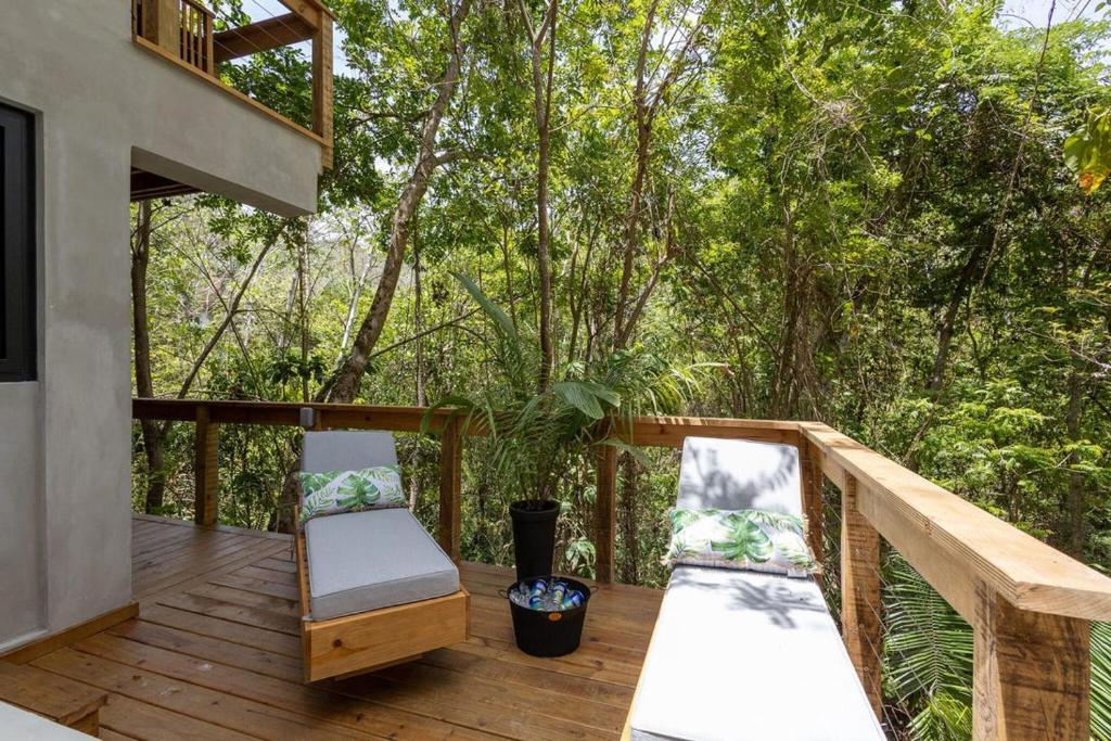 Balkón nebo terasa v ubytování Villa Sea Breeze