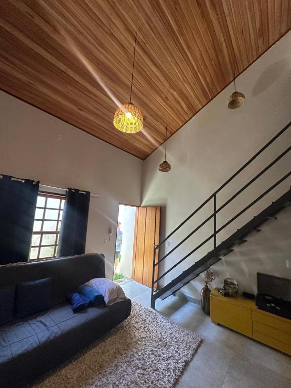 Posezení v ubytování Loft Rio da Mata