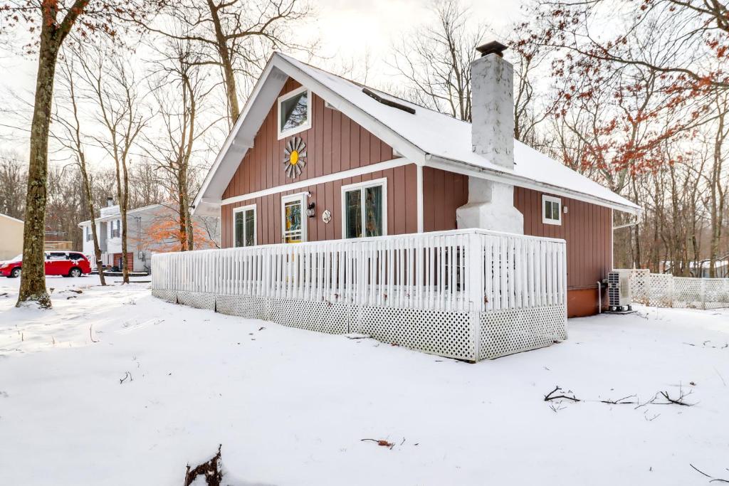 8 Mi to Big Boulder Mountain Cabin with Decks! v zimě