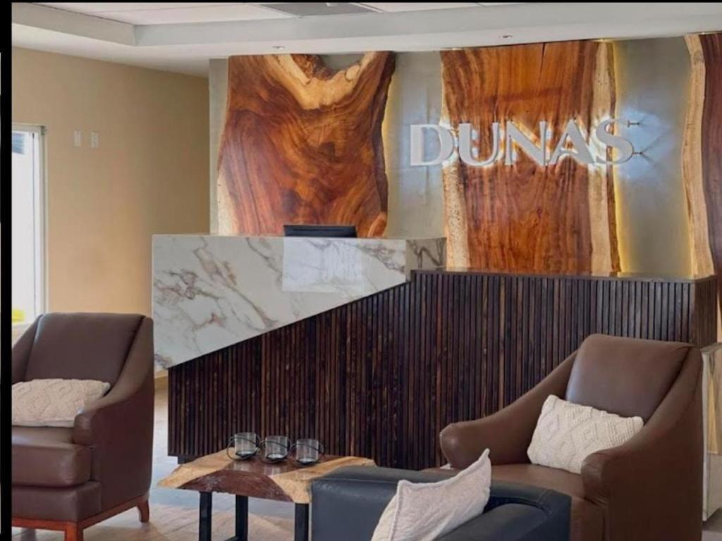 Posezení v ubytování Dunas Hospedaje
