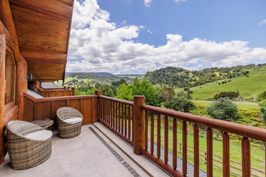 Nespecifikovaný výhled na hory nebo výhled na hory při pohledu z bed and breakfast