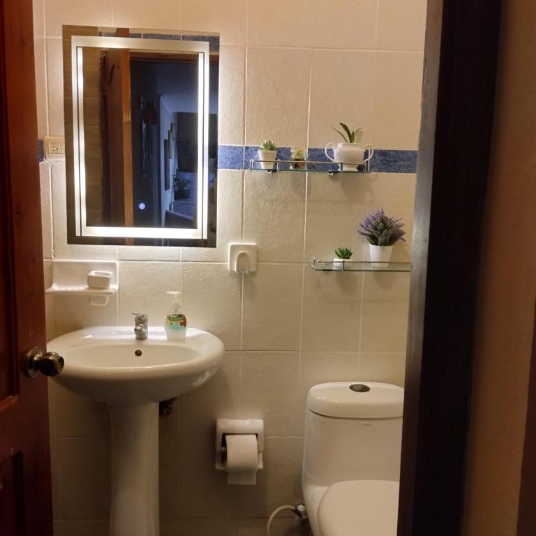 Koupelna v ubytování Nely y Pietro share apartment