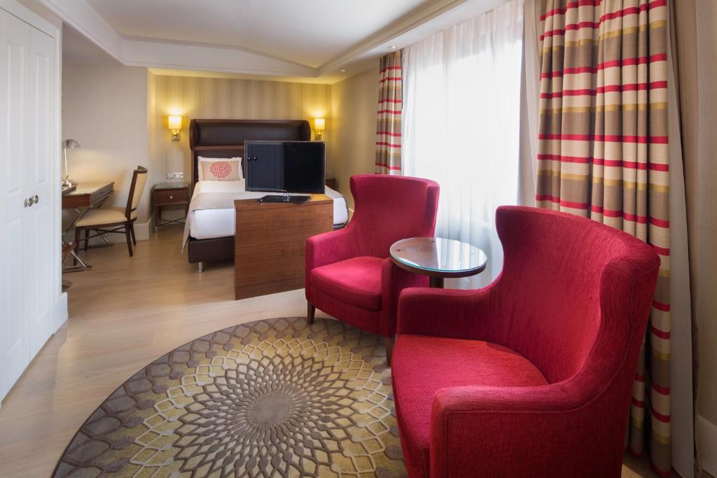Posezení v ubytování Titanic Comfort Sisli