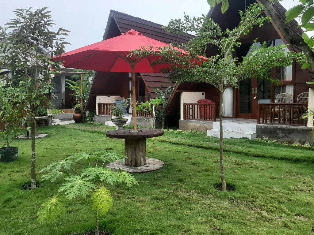 Zahrada ubytování D' Carasti Bungalow