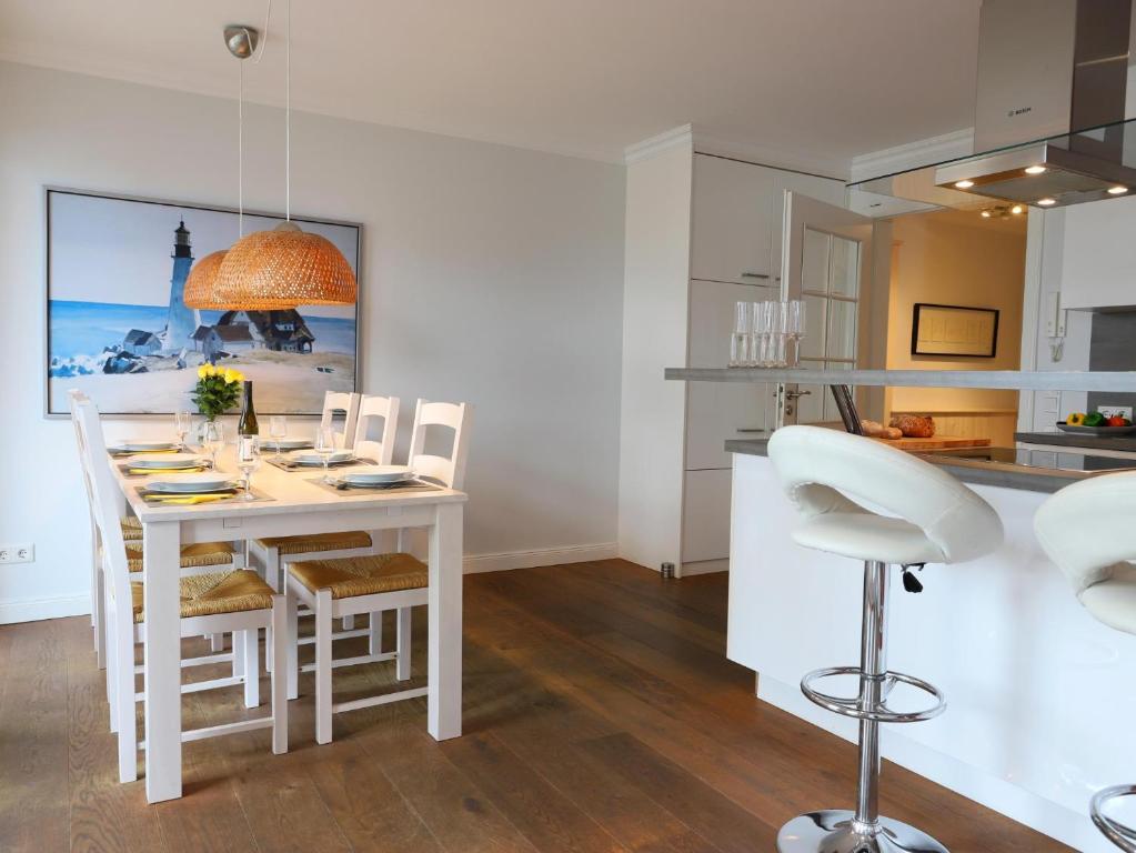 Una cocina o kitchenette en Brandenburger Straße 5b, Whg.7