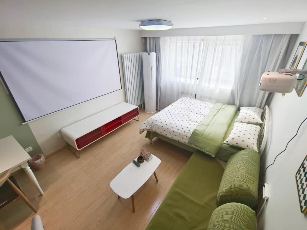 Posezení v ubytování Yu Jing Xuan Boutique Apartment