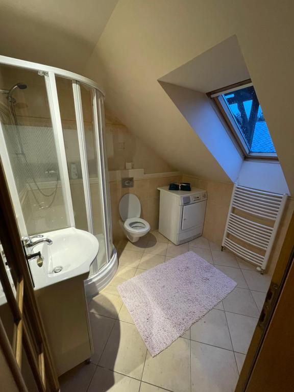 Koupelna v ubytování Apartmán Pod Javorovým