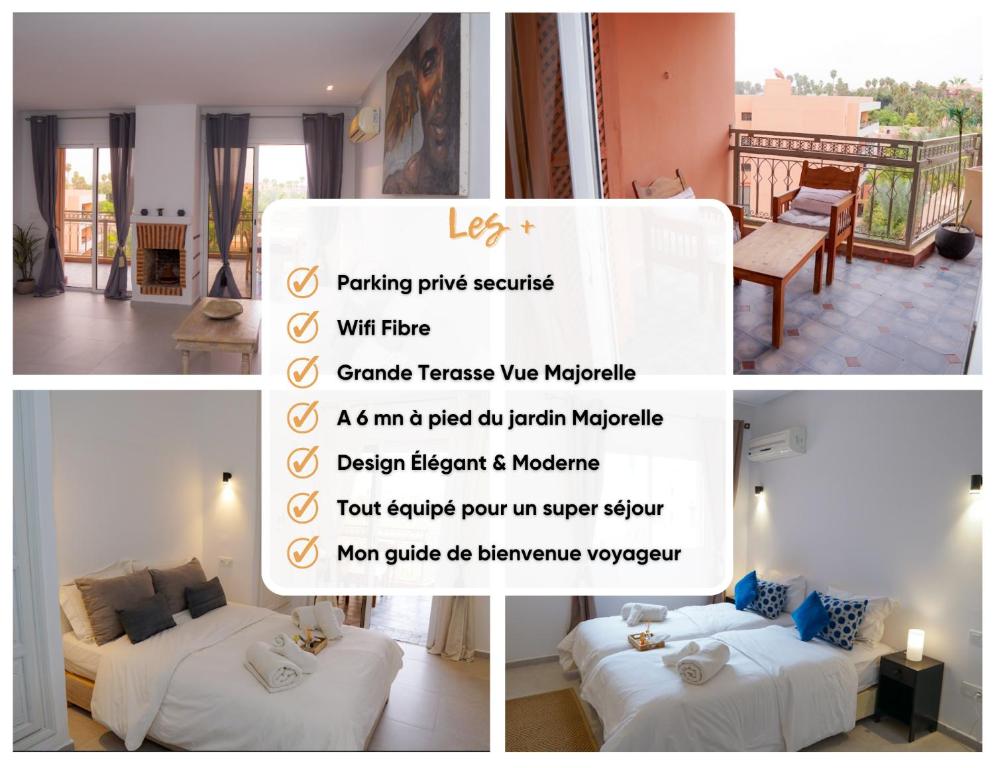 Suite Majorelle - Luxe-Terasse-Parking privée — photo 3