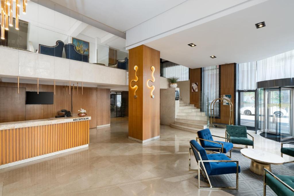 Posezení v ubytování Rihab Hotel