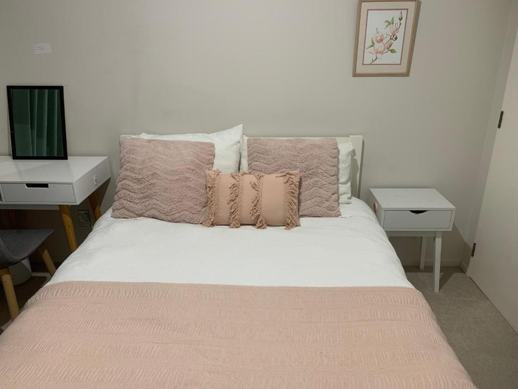 Postel nebo postele na pokoji v ubytování Warm double Room