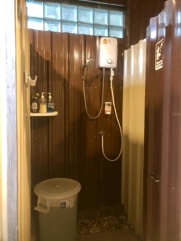 Koupelna v ubytování Blockhouse Samui