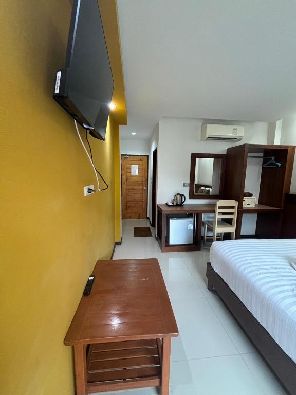 TV a/nebo společenská místnost v ubytování Rin Bay View Resort