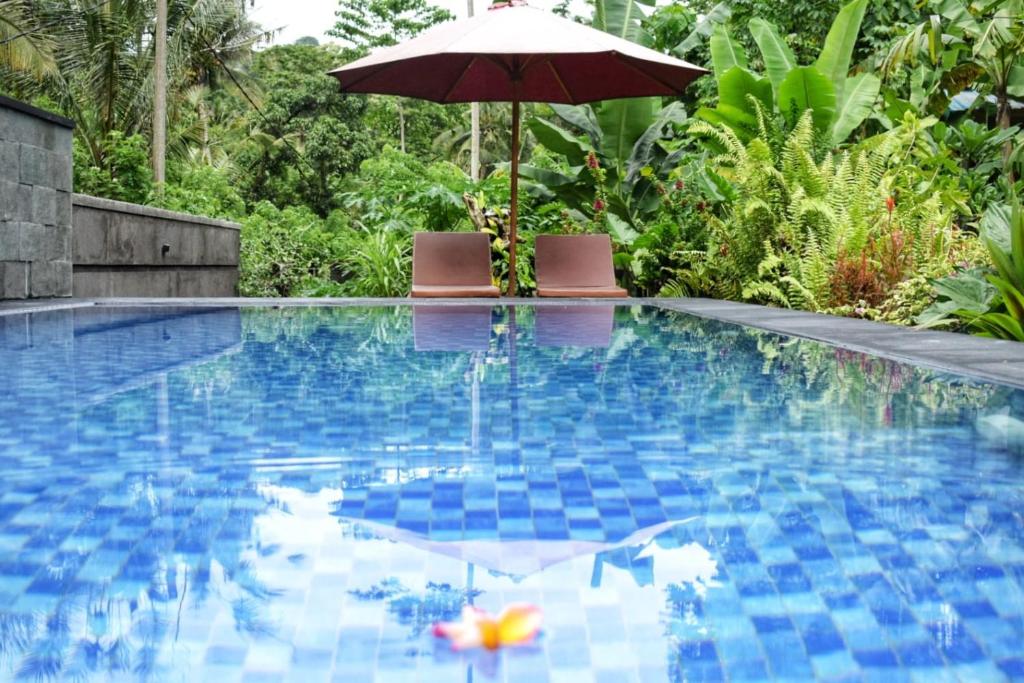 Piscina di Intan sidemen villa o nelle vicinanze