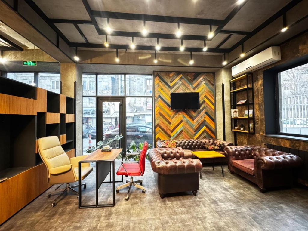 Posezení v ubytování Amiryan by Armani hotels collection