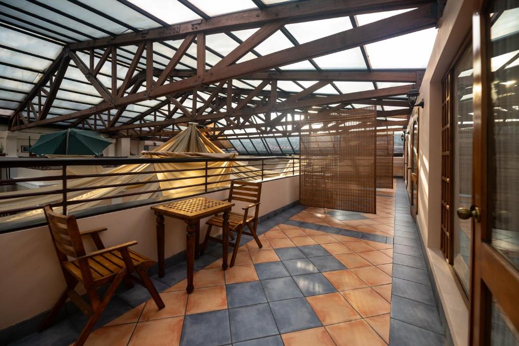 Balkón nebo terasa v ubytování Hotel Patio Andaluz