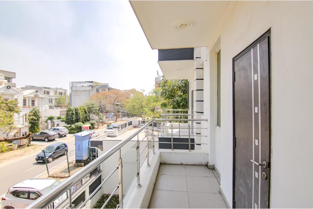 Balkón nebo terasa v ubytování Hotel Leaf 9, Cyber City near Ambience Mall