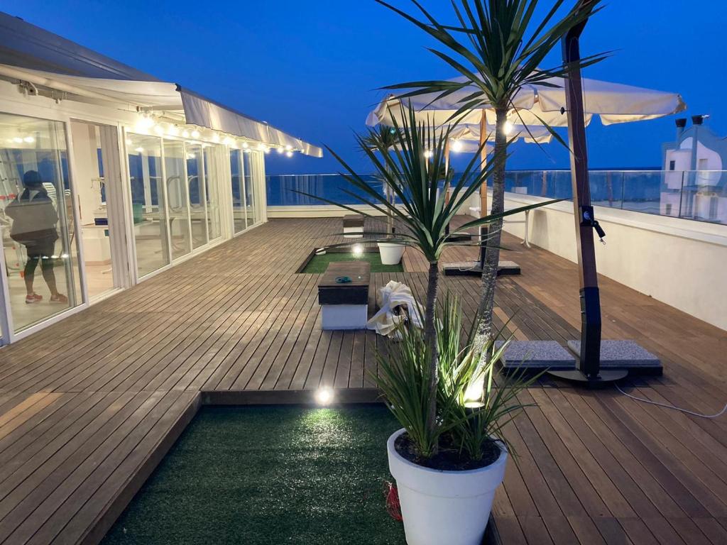 Balkón nebo terasa v ubytování Hotel Nettuno