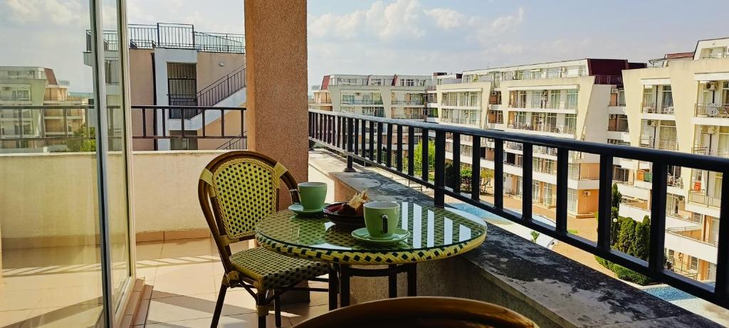 Balkón nebo terasa v ubytování Apartament Amelia