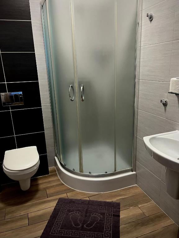 Kúpeľňa v ubytovaní Hostel Azymut