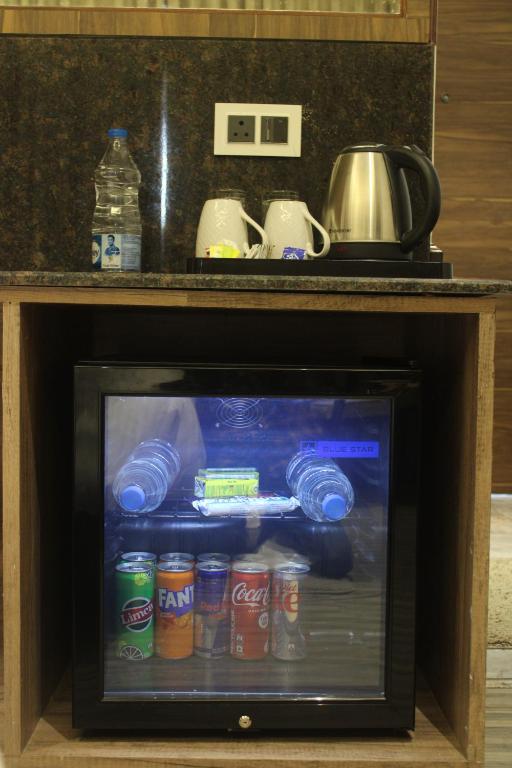 Kuchyň nebo kuchyňský kout v ubytování Hotel k11