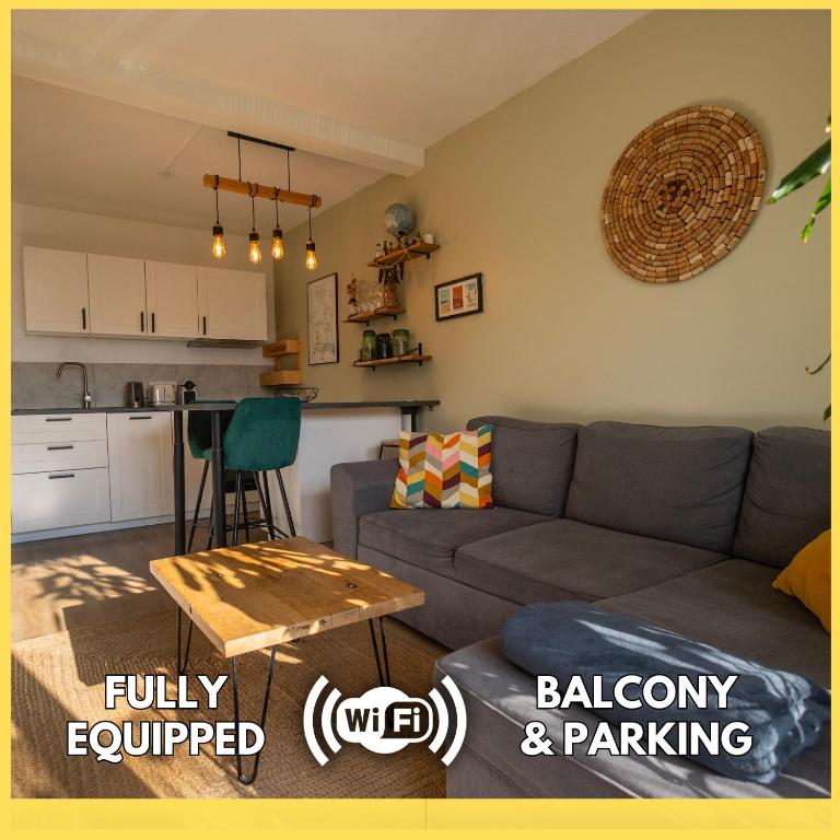 Photo de la galerie de l'établissement Appartement cosy avec balcon & parking à 2 pas de Bordeaux, à Bègles