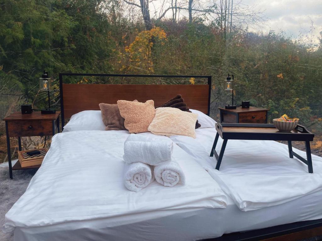 Postel nebo postele na pokoji v ubytování Hotel Harzresidenz